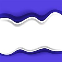 Modern creative wave design background vector