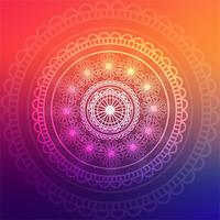 Abstract colorful mandala background vector