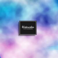 Beautiful colorful watercolor background vector