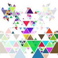 Abstract colorful triangle polygon background vector