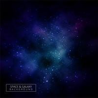 Universo colorido galaxy background vector