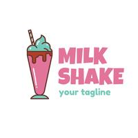 Milkshake Logo Template