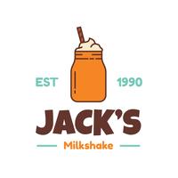Milkshake Logo Vector
