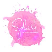 Abstract watercolor splash design background vector