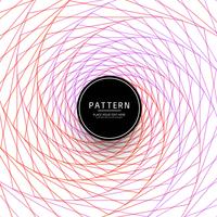 Abstract colorful swirl lines pattern design vector