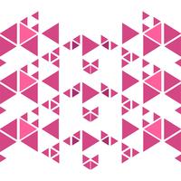 Abstract pink triangles polygon background vector