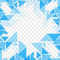 Abstract blue geometric background vector