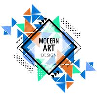 Modern colorful polygonal background vector