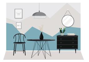 Vector Modern Furniture Illustration