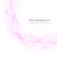 Abstract pink wavy modern background design vector