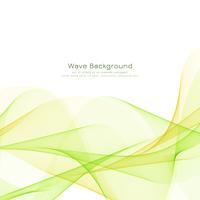 Abstract colorful wave background vector