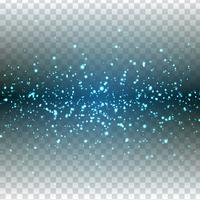 Abstract sparkling glitter on transparent background vector