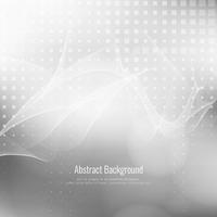 Abstract grey color wave modern background vector