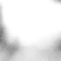 Abstract circular halftone design background vector