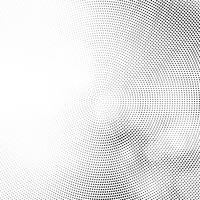 Abstract circular halftone design background vector