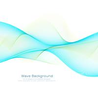 Abstract stylish wave background vector