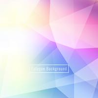 Abstract colorful geometric polygon modern background vector