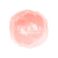 Abstract watercolor blot design background