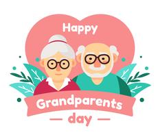 Happy Grandparents Day Vector