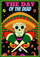 Ilustración del Día de los Muertos vector