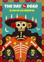 Day Of The Dead Poster vector