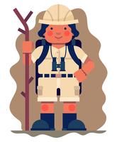 Jungle Explorers Illustration vector