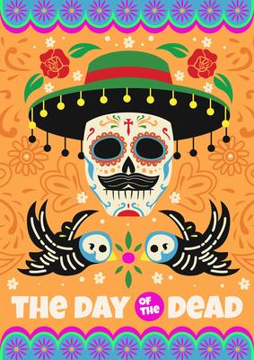 Day Of The Dead Vector Illustration
