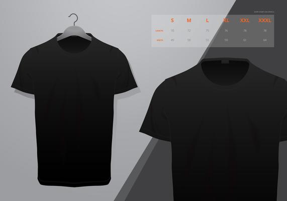 Download Free Vector T Shirt Template