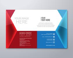 Creative colorful business brochure template vector