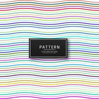 Elegant colorful lines pattern background vector