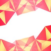 Abstract colorful polygon background vector