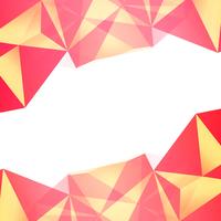 Abstract colorful polygon background vector