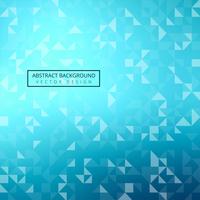 Modern bright blue triangle geometric background vector