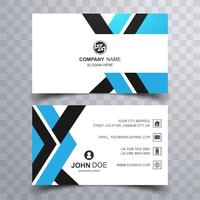 Modern business card set design vector