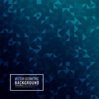 Blue triangle geometric beautiful background vector