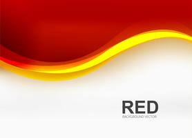 Modern red business wave background illustration