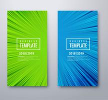 Abstract banners set template vector design
