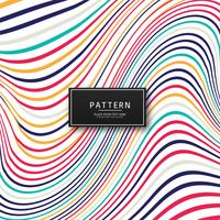 Abstract colorful stylish lines background vector