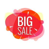 Abstract colorful circle big sale banner design vector