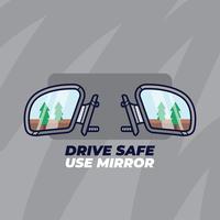 Rear View Mirror Vector