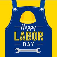 Happy Labor Day Greeting Vector