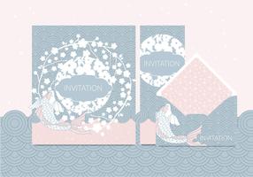 Japanese Style Invitation Vol 2 Vector