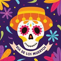 diseño del vector dia de los muertos