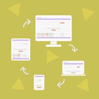 Responsive Web Design Platforms vector