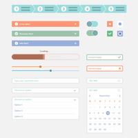 UI Elements Styleguide vector