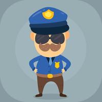 Cartoon Police Officer Vector