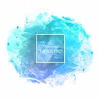 Beautiful soft blue watercolor background vector