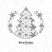 Modern christmas background vector