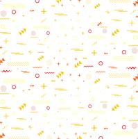 Geometric colorful pattern memphis style pattern design vector