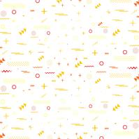 Geometric colorful pattern memphis style pattern design vector